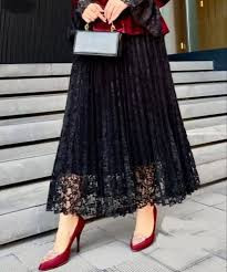 دامن مجلسی دانلود گیپوردار ، آستردار