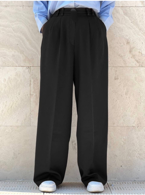 شلوار بگ مازراتی دبل مشکی