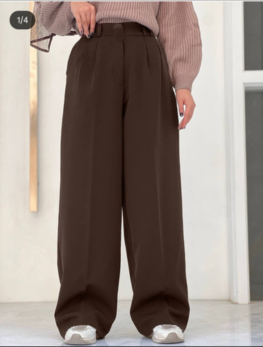 شلوار بگ مازراتی دبل قهوه ای