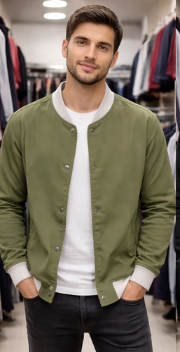 کت مردانه کتان سبز